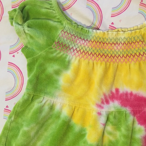 Aqua Doodles Terry Cover Up Dress - Picture 2 of 4